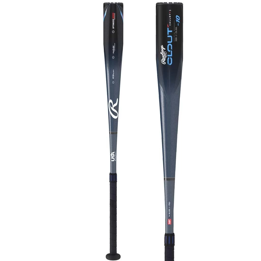 2023 Rawlings Clout (-10) USA Baseball Bat: RUS3C10 1 2023 Rawlings Clout (-10) USA Baseball Bat: RUS3C10