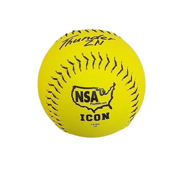 Dudley Thunder ZN HYCON ICON NSA 12" Slowpitch Softballs (DOZEN): 4E199Y 2 Dudley Thunder ZN HYCON ICON NSA 12" Slowpitch Softballs (DOZEN): 4E199Y - Image 2