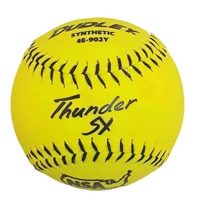 Dudley Thunder SY HYCON ICON NSA 11" Synthetic Slowpitch Softballs (DOZEN): 4E902Y 1 Dudley Thunder SY HYCON ICON NSA 11" Synthetic Slowpitch Softballs (DOZEN): 4E902Y