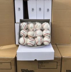 Wilson A1010S Blem Baseballs: One Case (10 Dozen) -BatPower Deals Sales A1010s Box