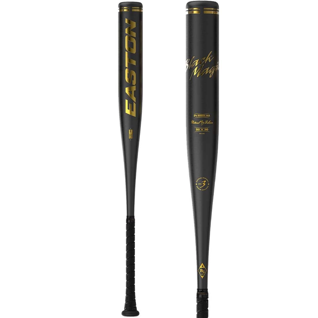 2023 Easton Black Magic Retro Mix (-3) BBCOR Baseball Bat: BB23BM 1 2023 Easton Black Magic Retro Mix (-3) BBCOR Baseball Bat: BB23BM