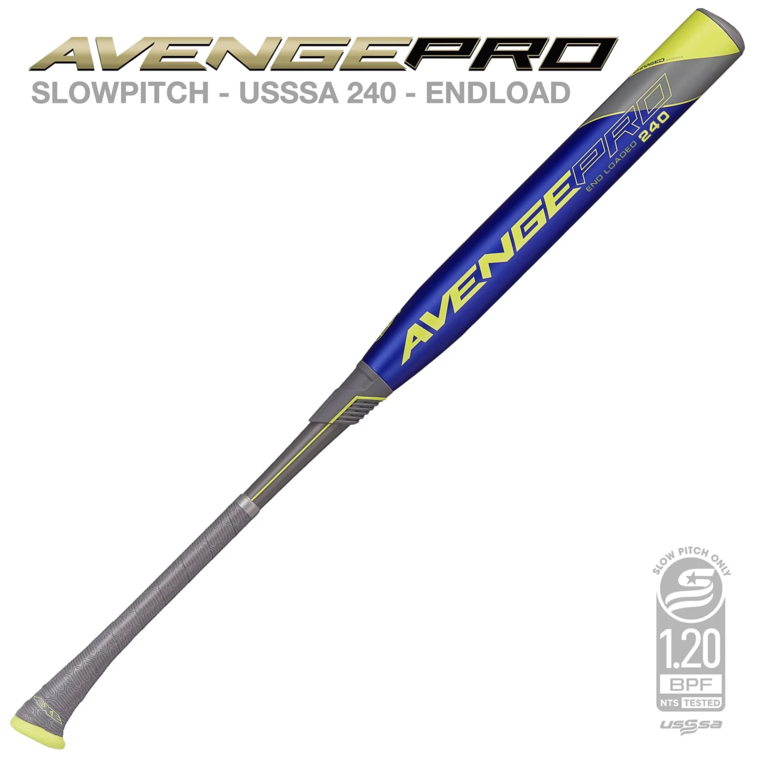 2022 Axe Avenge Pro 240 USSSA Slowpitch Softball Bat - Endloaded: L154JP-E 1 2022 Axe Avenge Pro 240 USSSA Slowpitch Softball Bat - Endloaded: L154JP-E