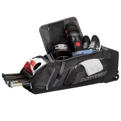Miken Deluxe Slowpitch Wheeled Roller Bag: MBA005 -BatPower Deals Sales MikenDeluxeSlowpitchWheeledRollerBag MBA005 5