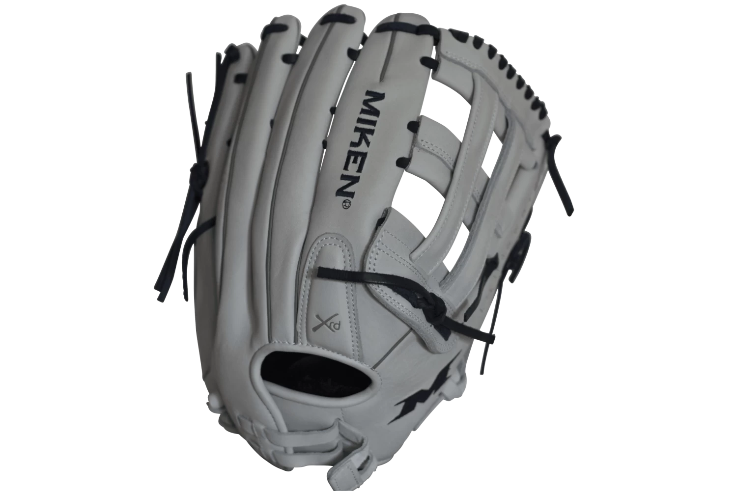 Miken Pro Series 14" Slow Pitch Fielding Glove - White/Navy: PRO140WN 1 Miken Pro Series 14" Slow Pitch Fielding Glove - White/Navy: PRO140WN