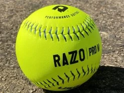 DeMarini RAZZO 12" PRO M USSSA Slowpitch Softballs (Dozen): WTDRZPMC12UB -BatPower Deals Sales PhotoMar11 121157PM