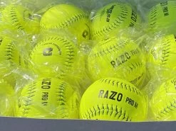 DeMarini RAZZO 12" PRO M USSSA Slowpitch Softballs (Dozen): WTDRZPMC12UB -BatPower Deals Sales PhotoMar11 121203PM