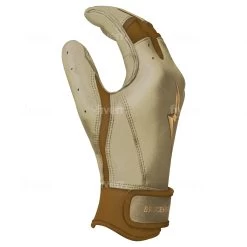 Bruce Bolt PREMIUM PRO Gold Series Batting Gloves: Short Cuff -BatPower Deals Sales SC GLD SIDE
