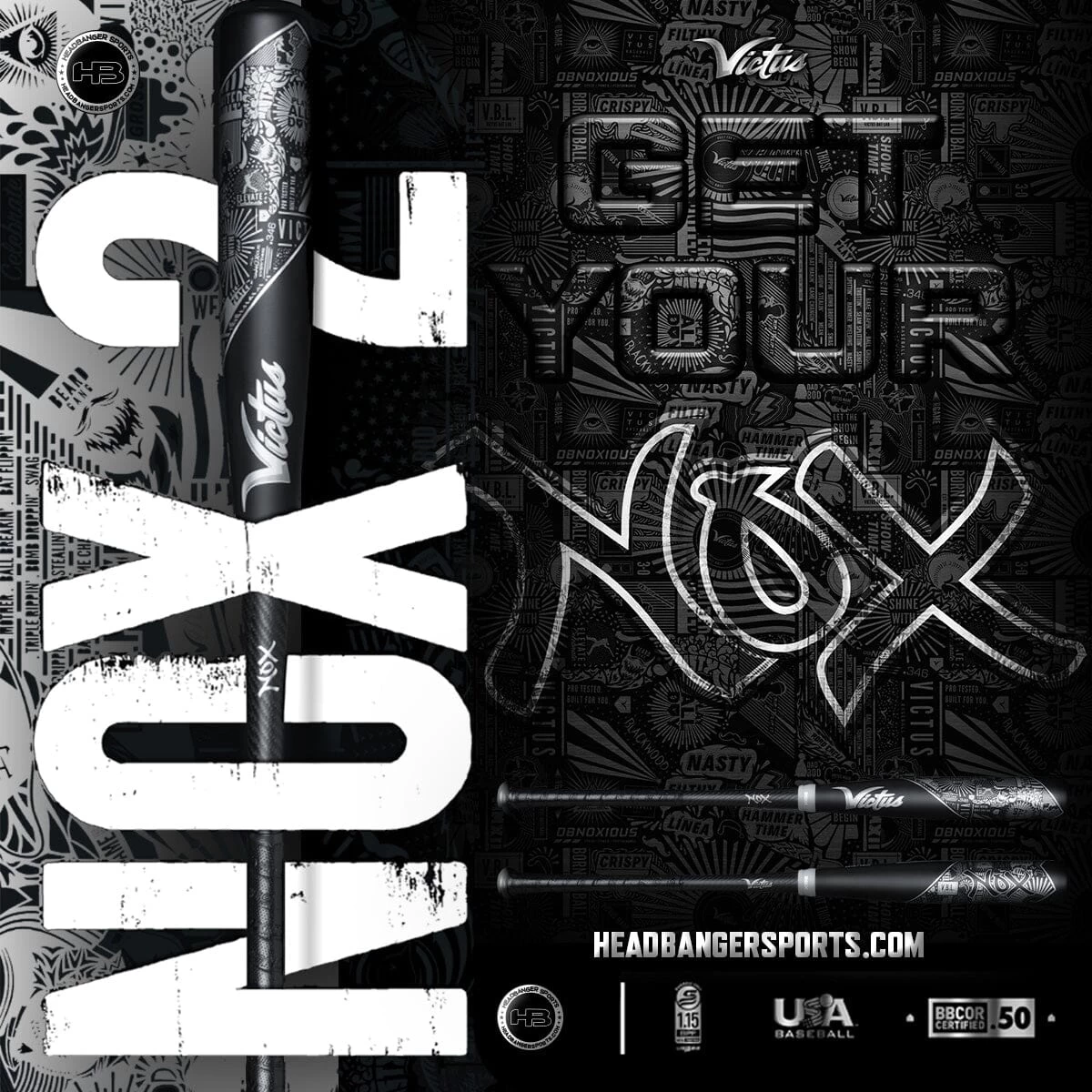 Victus NOX 2 Senior League (-5) USSSA Baseball Bat: VSBN2Y5 4 Victus NOX 2 Senior League (-5) USSSA Baseball Bat: VSBN2Y5 - Image 4