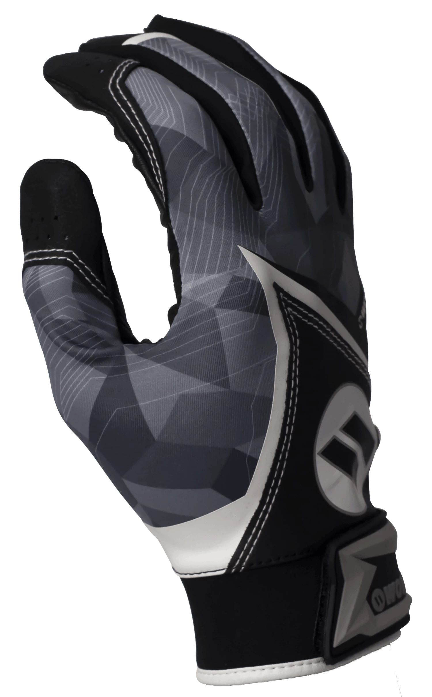 2020 Black Worth Batting Gloves: WBGL20-BLK 3 2020 Black Worth Batting Gloves: WBGL20-BLK - Image 3