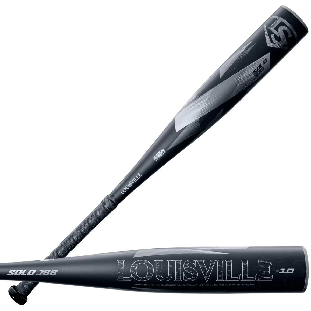 2022 Louisville Slugger SOLO JBB (-10) USSSA Baseball Bat: WBL2535010 2 2022 Louisville Slugger SOLO JBB (-10) USSSA Baseball Bat: WBL2535010 - Image 2