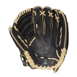 2021 Wilson A2000 B2SS 12" SuperSkin Pitcher's Baseball Glove: WBW10010012 -BatPower Deals Sales WBW100100 1 A2000 P B2SS 12 BlackSS Blonde.png.cq5dam.web .1200.1200