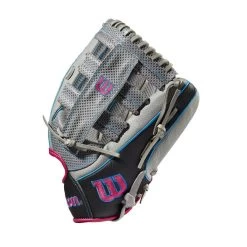 Wilson A2000 SCSP13SS 13" Slowpitch Softball Fielding Glove: WBW10040213 -BatPower Deals Sales WBW100402 2 A2000 SP13 SC 13 GreyDimpled GreySS BlackSS.png.cq5dam.web .1200.1200
