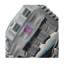 Wilson A2000 SCSP13SS 13" Slowpitch Softball Fielding Glove: WBW10040213 -BatPower Deals Sales WBW100402 4 A2000 SP13 SC 13 GreyDimpled GreySS BlackSS.png.cq5dam.web .1200.1200