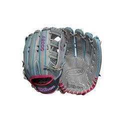 Wilson A2000 SCSP13SS 13" Slowpitch Softball Fielding Glove: WBW10040213 -BatPower Deals Sales WBW100402 8 A2000 SP13 SC 13 GreyDimpled GreySS BlackSS.png.cq5dam.web .1200.1200