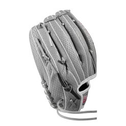 2023 Wilson A2000 FP75SS 11.75" Infield Fastpitch Glove: WBW1009911175 -BatPower Deals Sales WBW100991 3 A2000 FP FP75SS 1175 GreySnakeSS Black Red