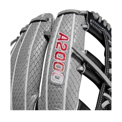 2023 Wilson A2000 FP75SS 11.75" Infield Fastpitch Glove: WBW1009911175 -BatPower Deals Sales WBW100991 5 A2000 FP FP75SS 1175 GreySnakeSS Black Red