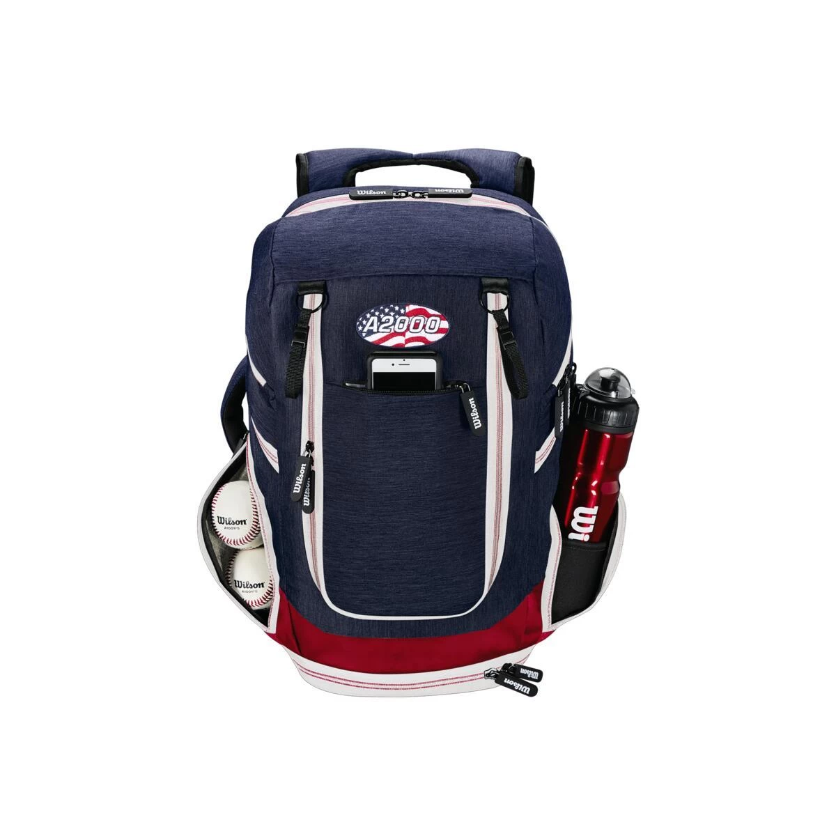 Wilson A2000 Players Backpack Bat Bag: WTA2000 13 Wilson A2000 Players Backpack Bat Bag: WTA2000 - Image 13