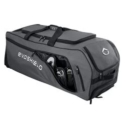 Evoshield Stone Wall Wheeled Bag (Multiple Colors): WTV9400 -BatPower Deals Sales WTV9400GY 6 Evoshield Stonewall Wheeled Bag Catcher Pocket a.png.cq5dam.web .1200.1200