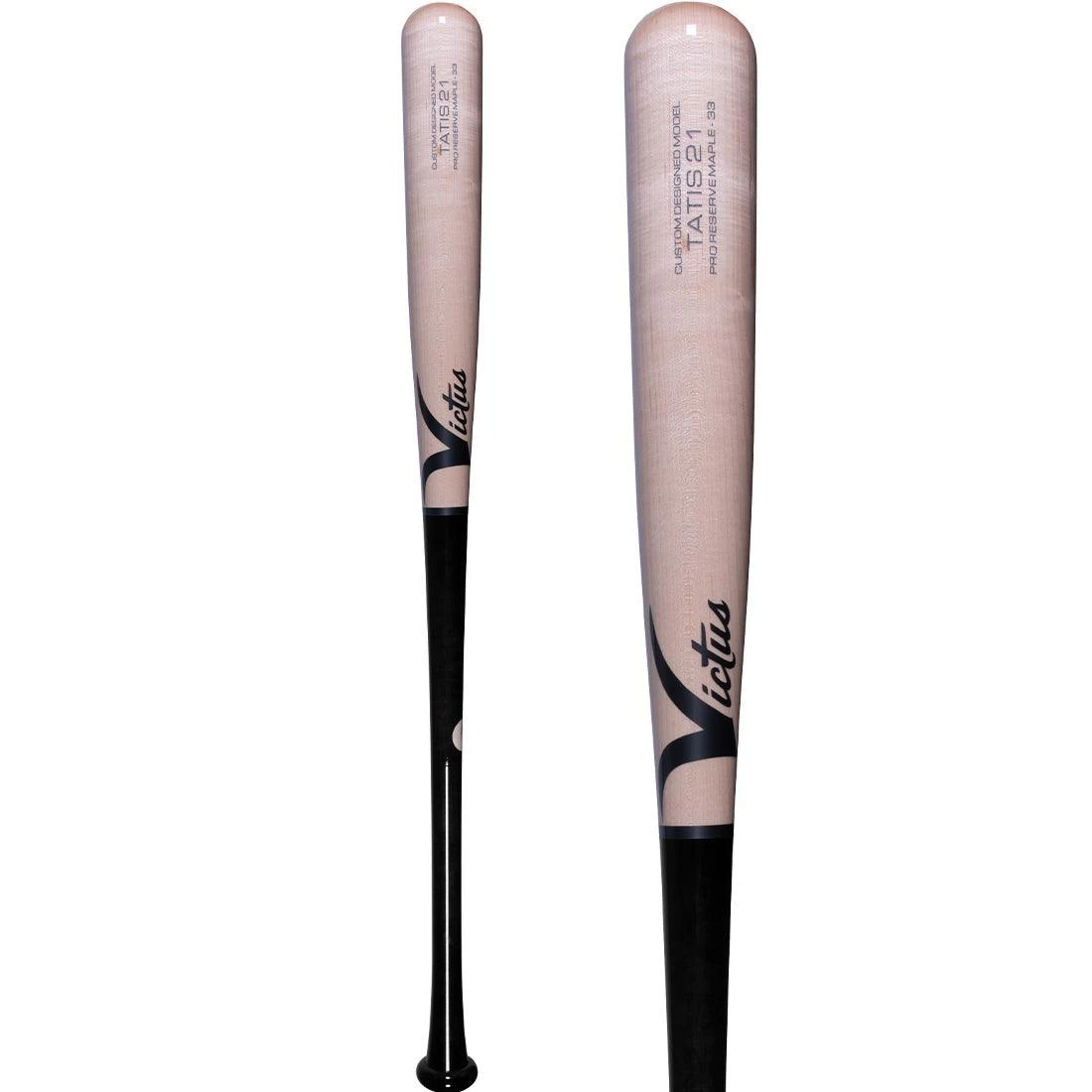 Victus Pro Reserve TATIS21 Maple Wood Baseball Bat: VRWMFT21-BK/NT 1 Victus Pro Reserve TATIS21 Maple Wood Baseball Bat: VRWMFT21-BK/NT