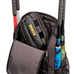 Worth Pro Slowpitch Backpack: WBA004 8 Worth Pro Slowpitch Backpack: WBA004 -BatPower Deals Sales WorthProSlowpitchBackpack WBA004Top