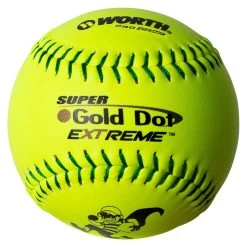 Worth 12" Super Gold Dot ISA Slowpitch Softballs (Dozen): IS44CY