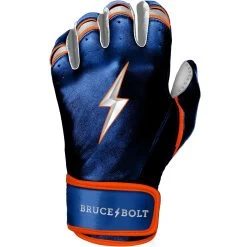 Bruce Bolt PREMIUM PRO NIMMO Short Cuff Batting Gloves: Blue -BatPower Deals Sales premium pro nimmo series short cuff batting gloves blue gloves brucebolt 759915